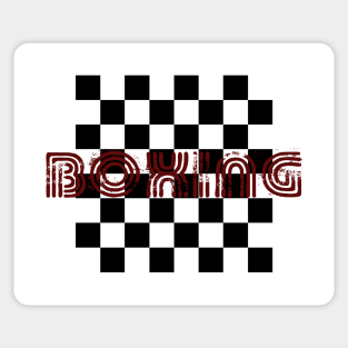 Chess Boxing Sticker